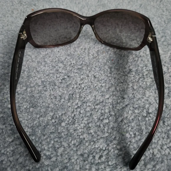 Coach Dark Purple Sunglasses With Logo - Picture 5 of 8